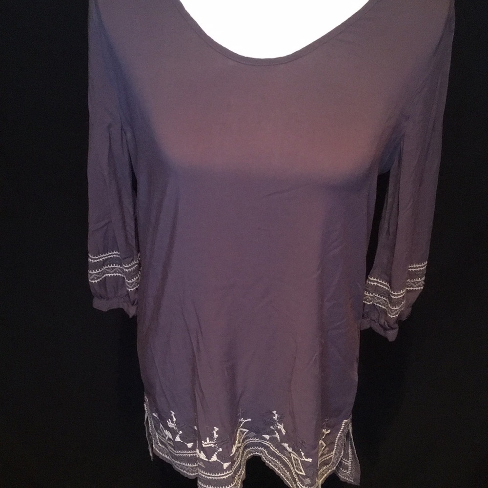 Monoreno Boho Embroidered Tunic